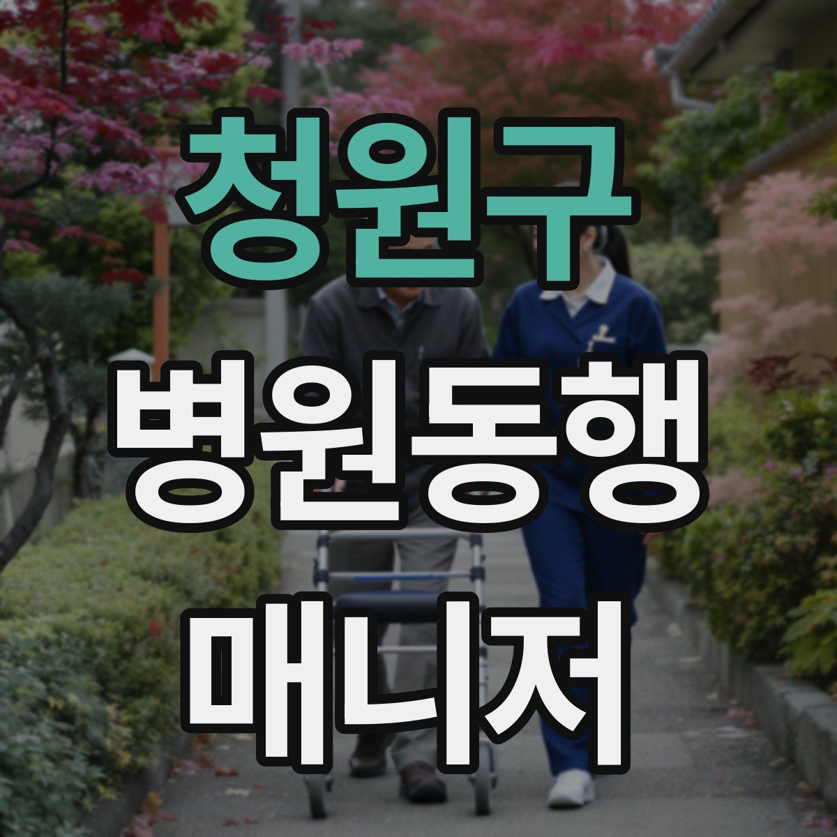 청원구 병원동행매니저 자격증