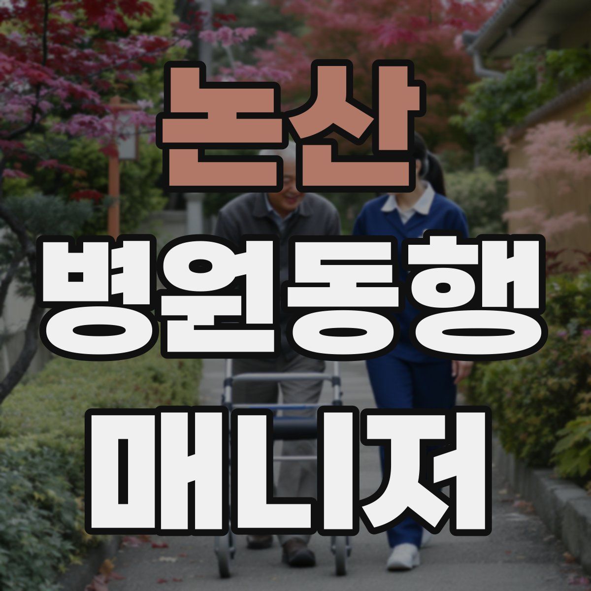 논산 병원동행매니저 자격증