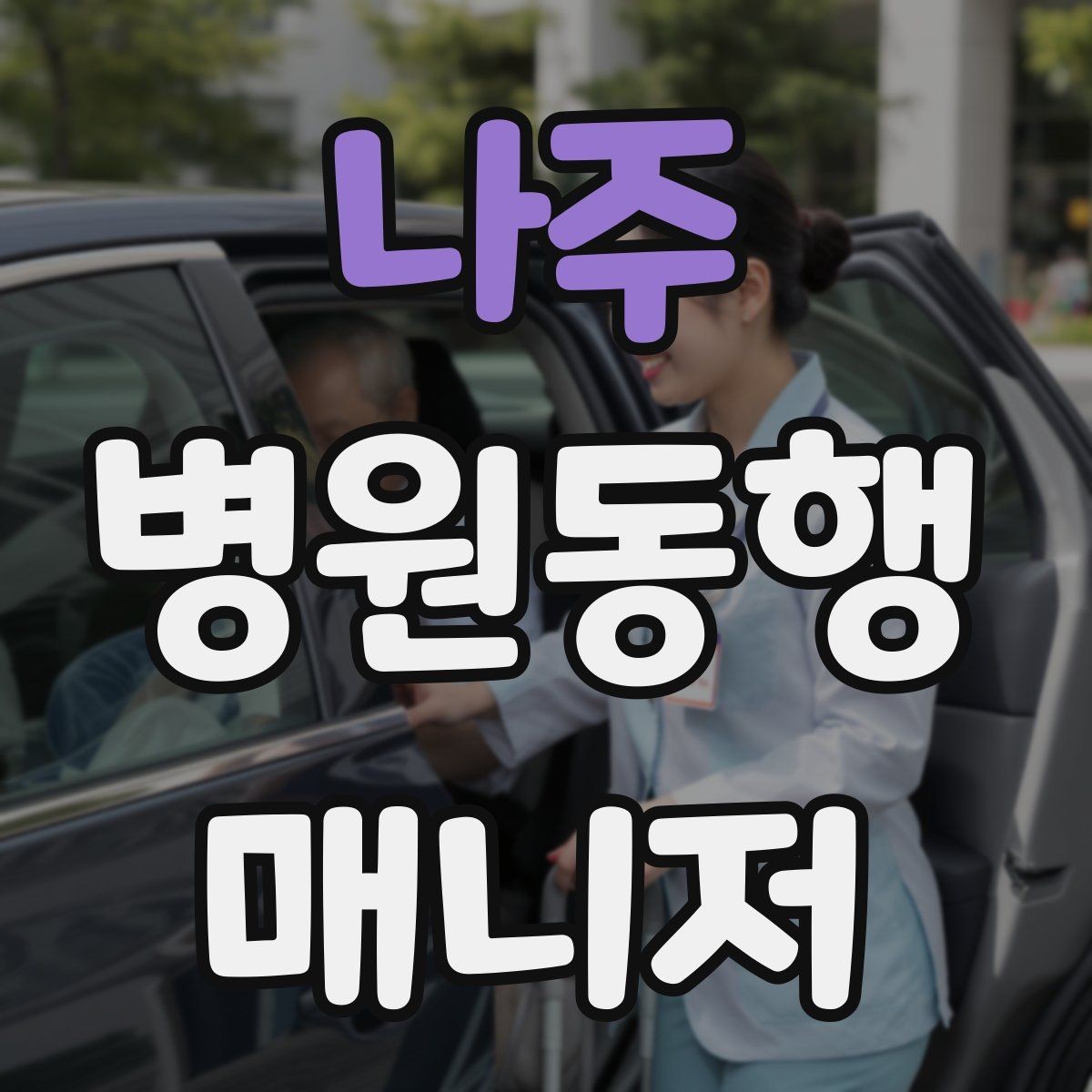 나주 병원동행매니저 자격증 병원 앱·문자 안내를 활용하는 법