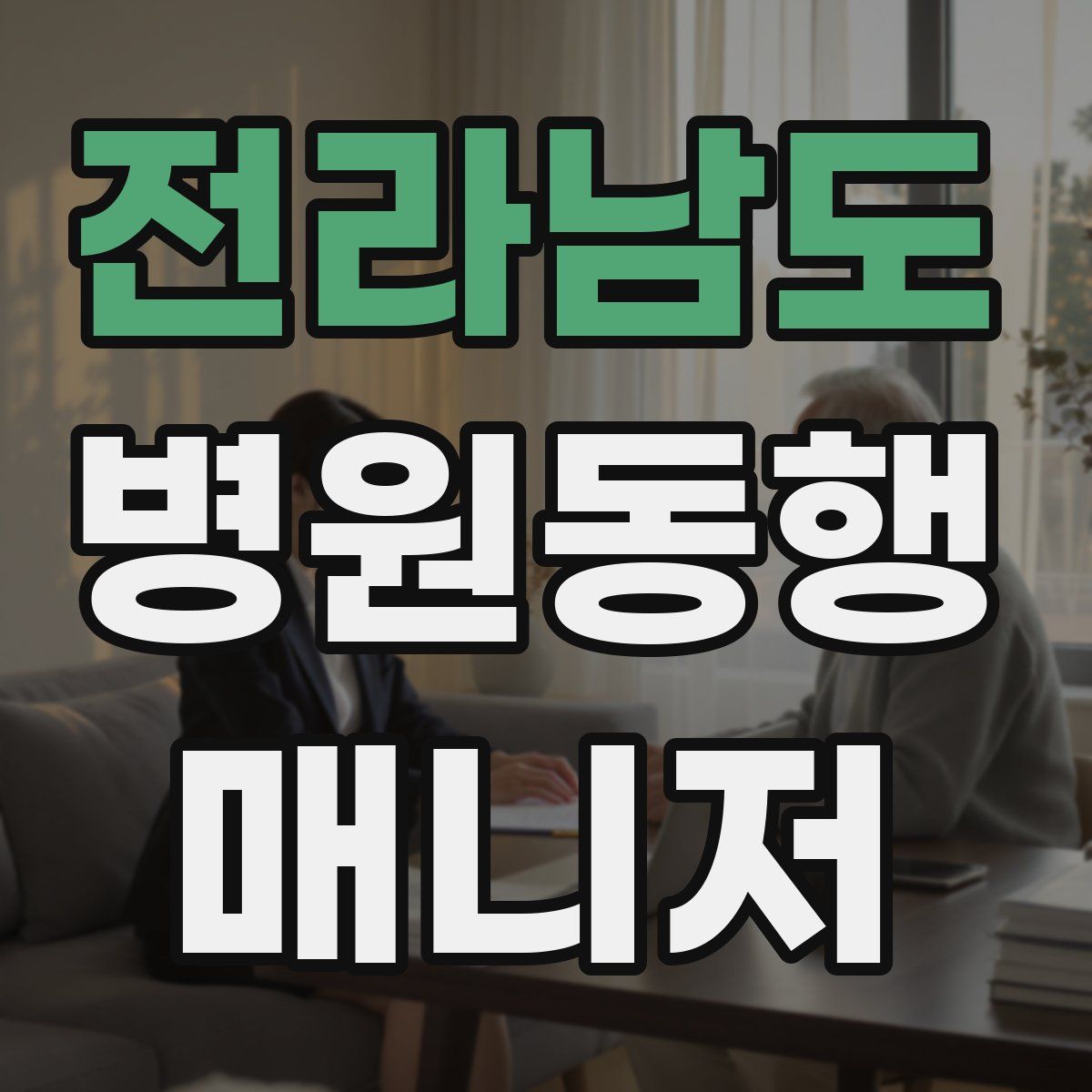 전라남도 병원동행매니저 자격증