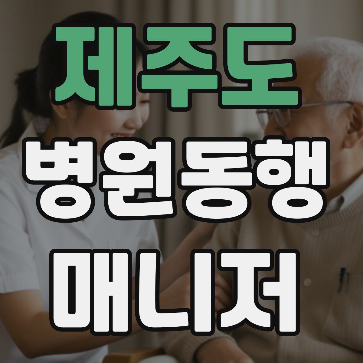 제주도 병원동행매니저 자격증