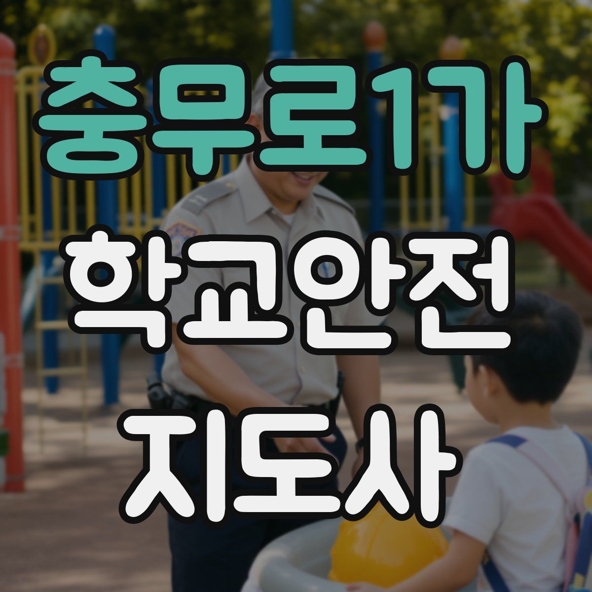 충무로1가 학교안전지도사 자격증