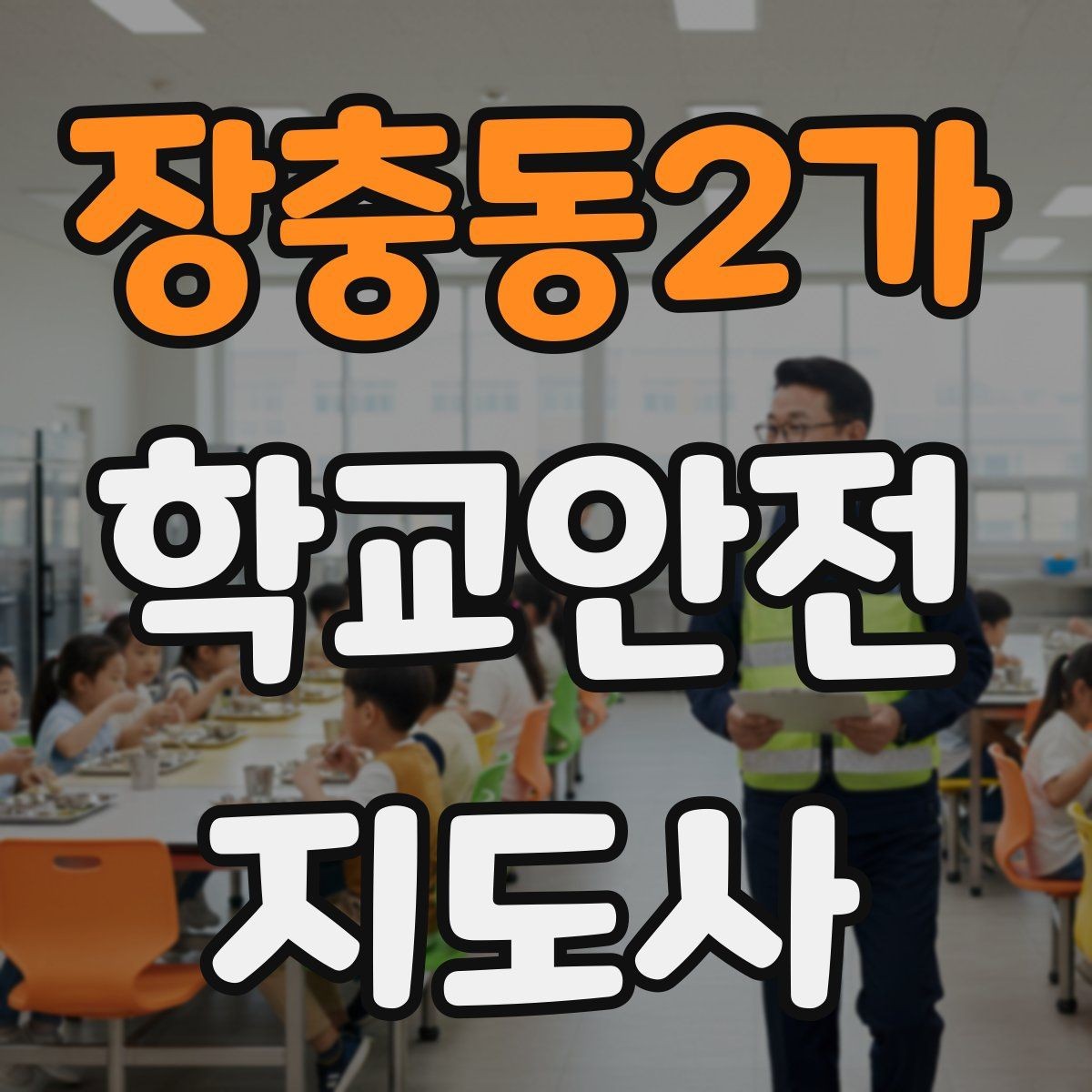 장충동2가 학교안전지도사 자격증 우회로 안내를 할 때 필요한 기준