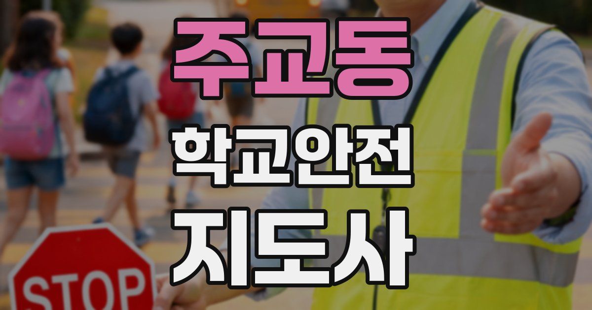 주교동 학교안전지도사 자격증