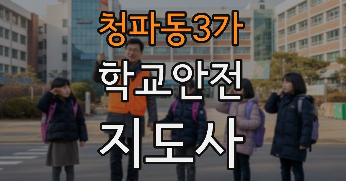 청파동3가 학교안전지도사 자격증