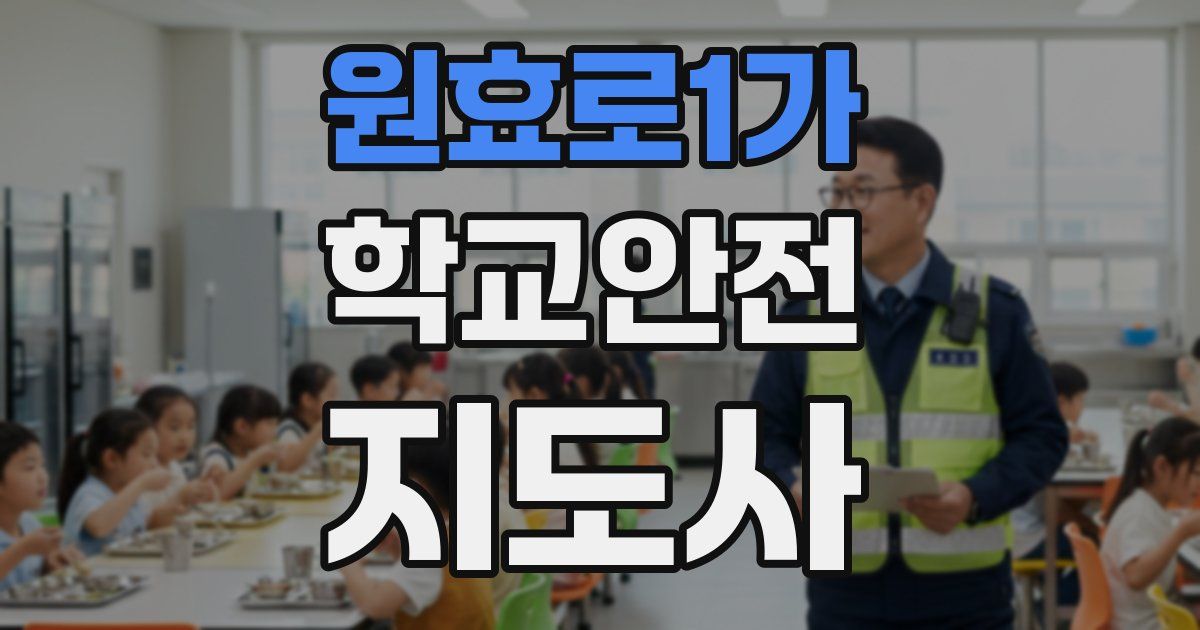 원효로1가 학교안전지도사 자격증