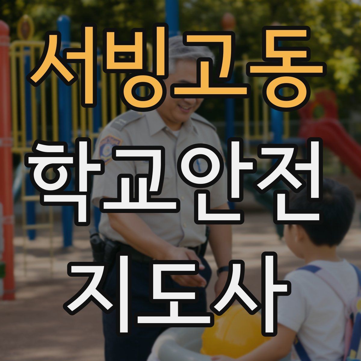 서빙고동 학교안전지도사 자격증 하굣길 혼잡 시간대 운영 요령