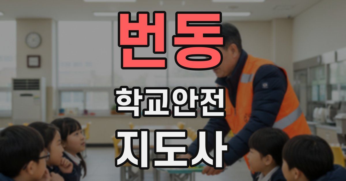 번동 학교안전지도사 자격증