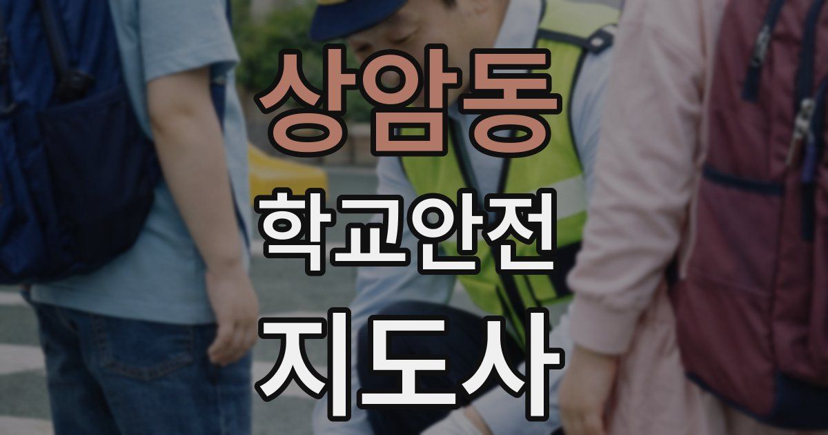 상암동 학교안전지도사 자격증