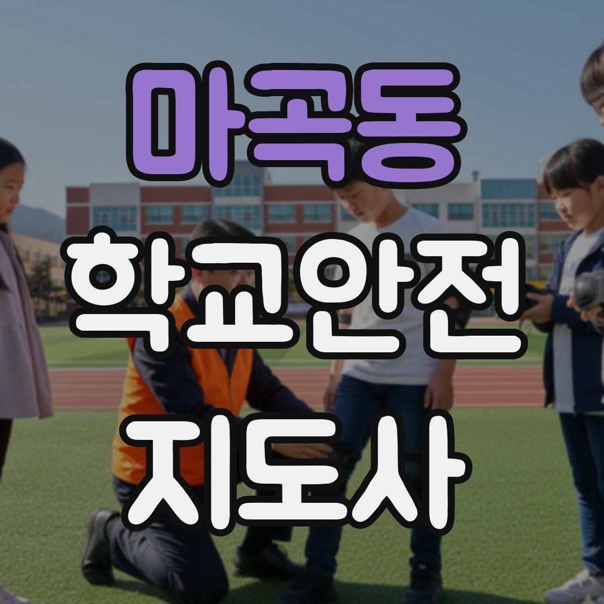 마곡동 학교안전지도사 자격증 하굣길 혼잡 시간대 운영 요령