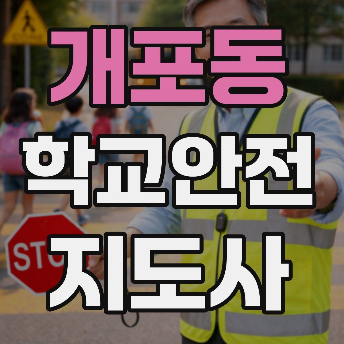 개포동 학교안전지도사 자격증 학교폭력 예방 관점에서의 역할