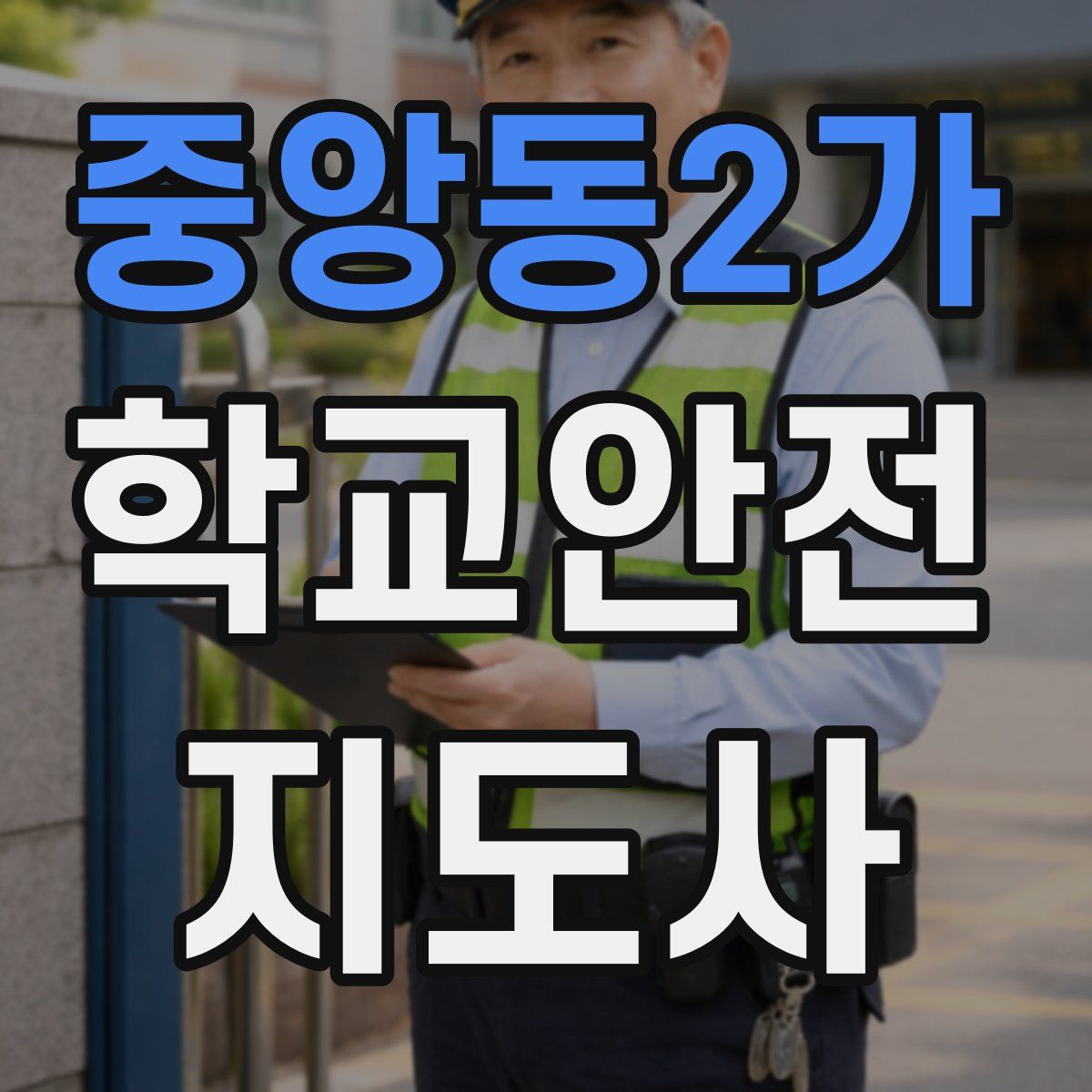 중앙동2가 학교안전지도사 자격증