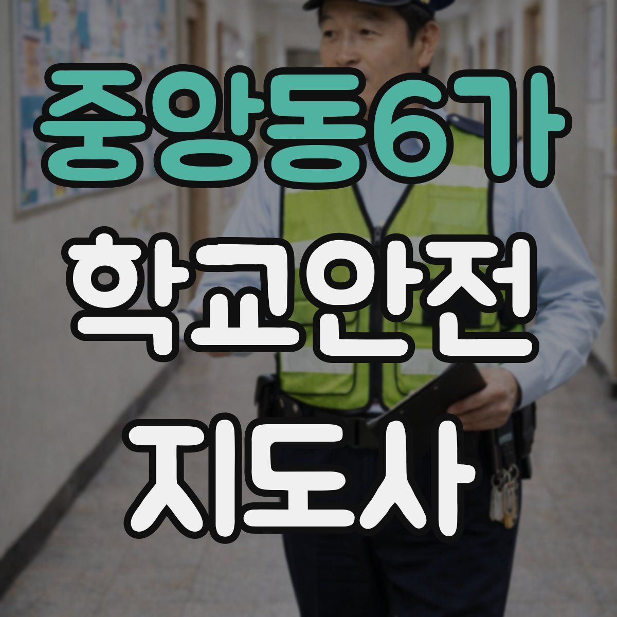 중앙동6가 학교안전지도사 자격증