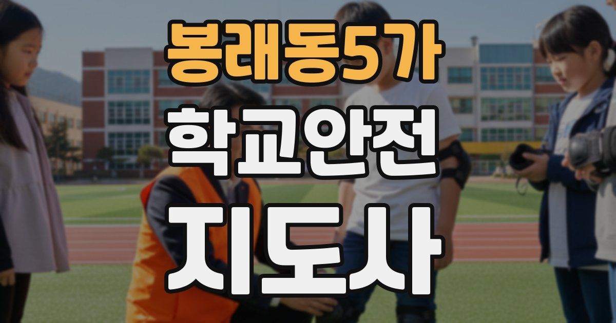 봉래동5가 학교안전지도사 자격증