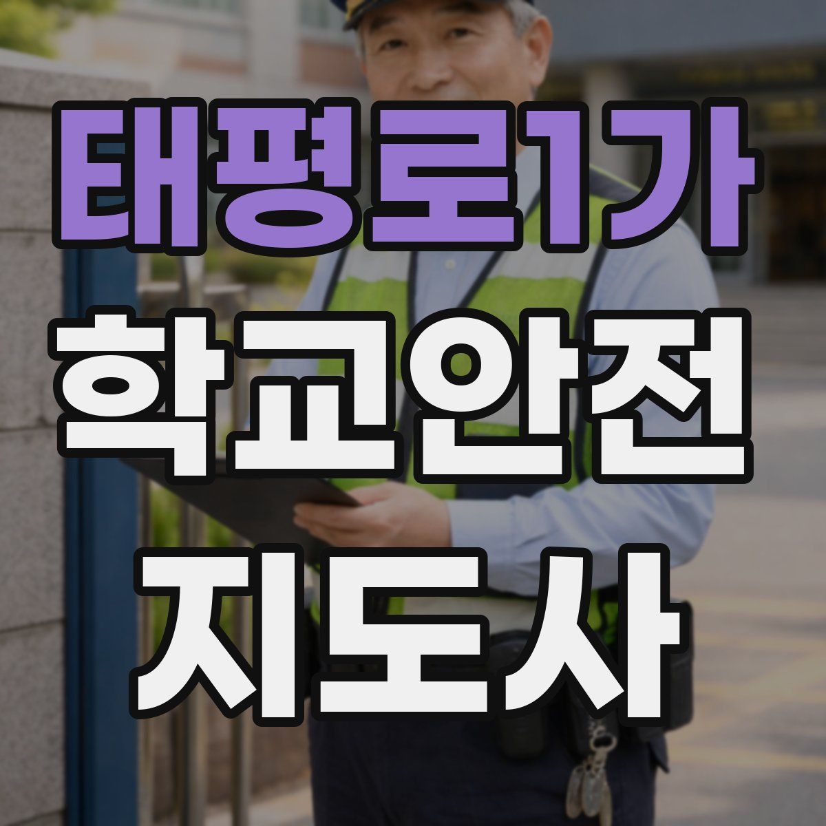 태평로1가 학교안전지도사 자격증