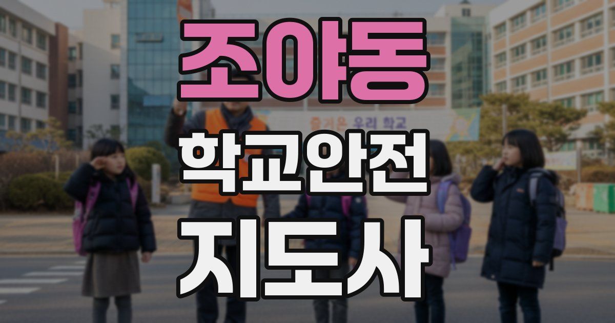 조야동 학교안전지도사 자격증