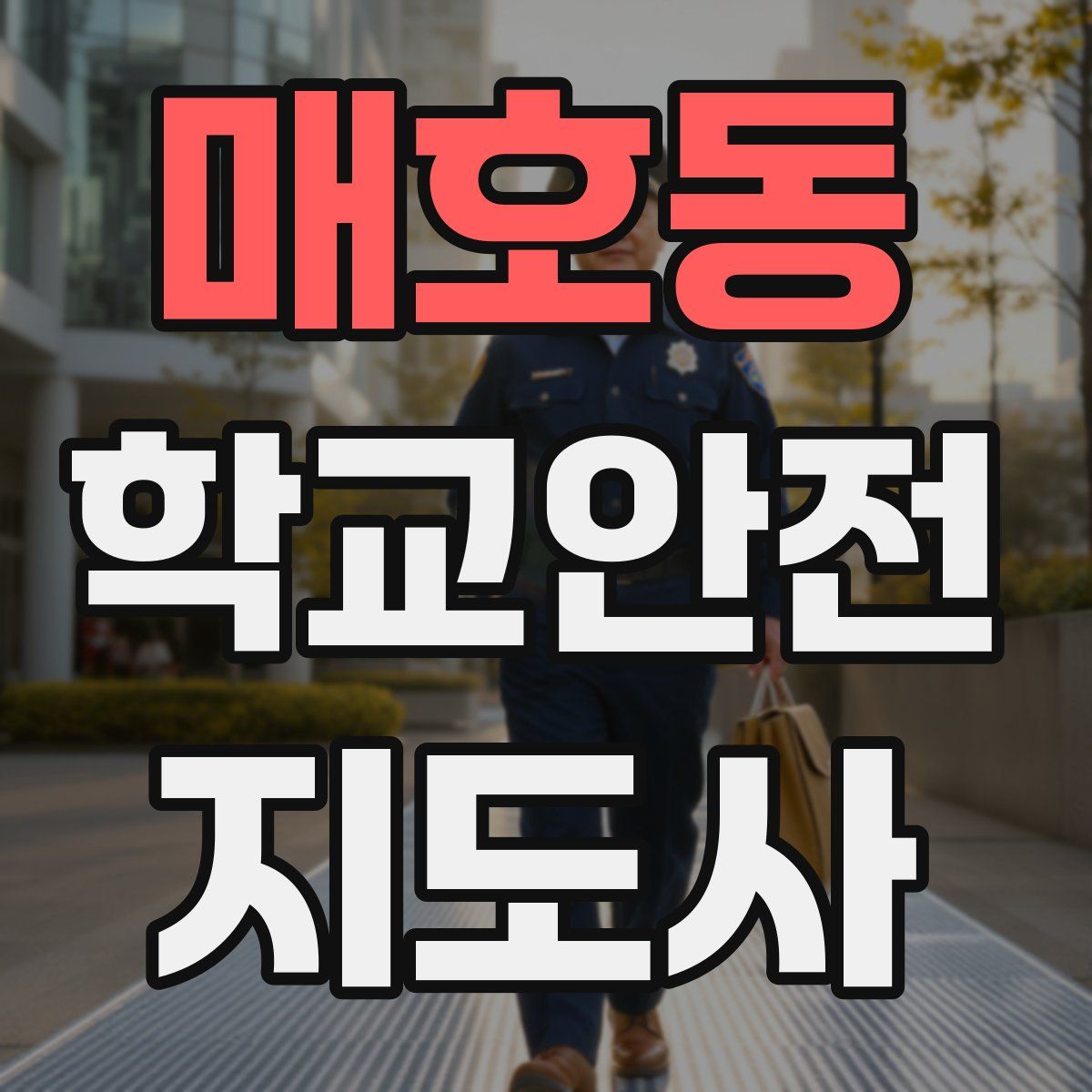 매호동 학교안전지도사 자격증