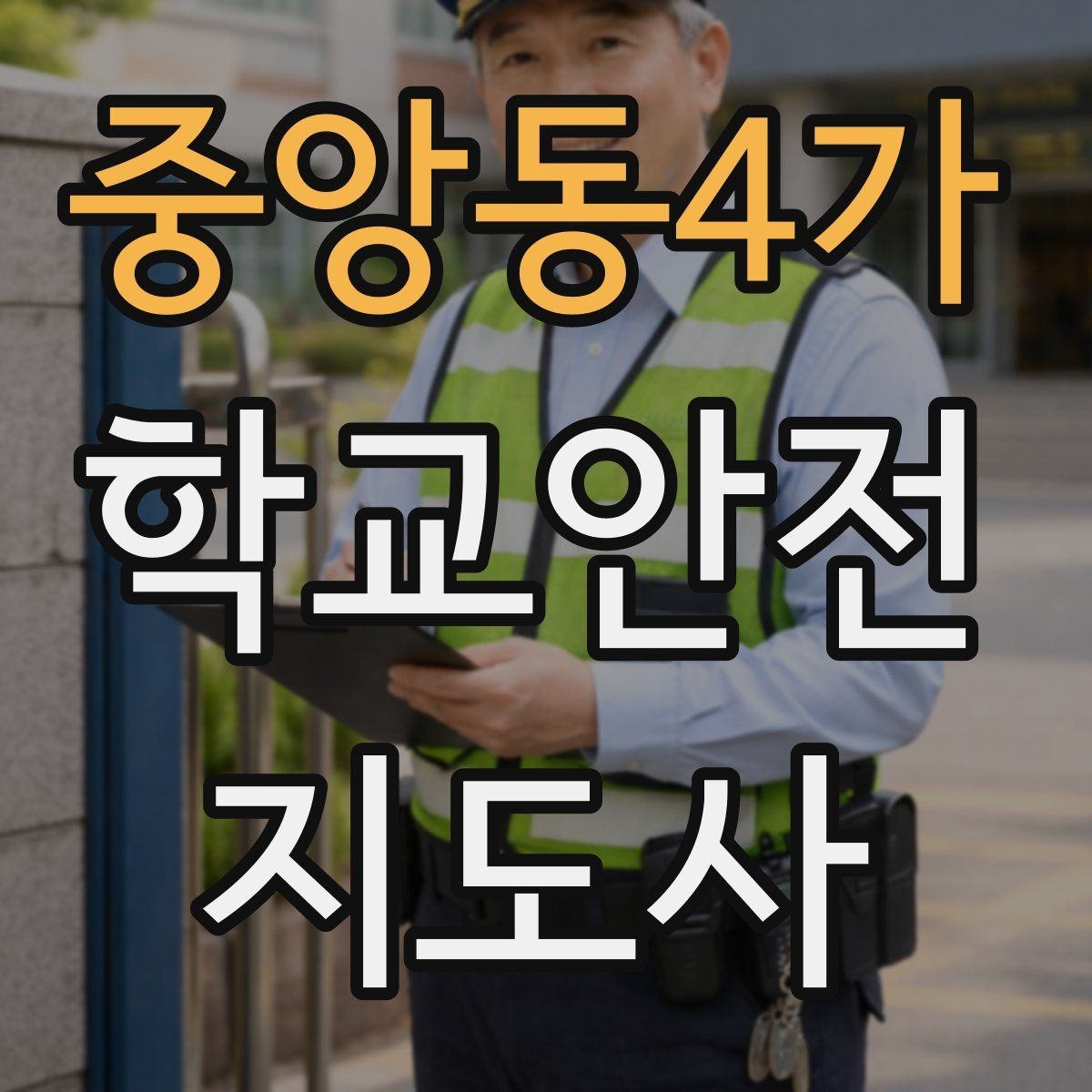 중앙동4가 학교안전지도사 자격증 안전 캠페인 문구를 정할 때 기준