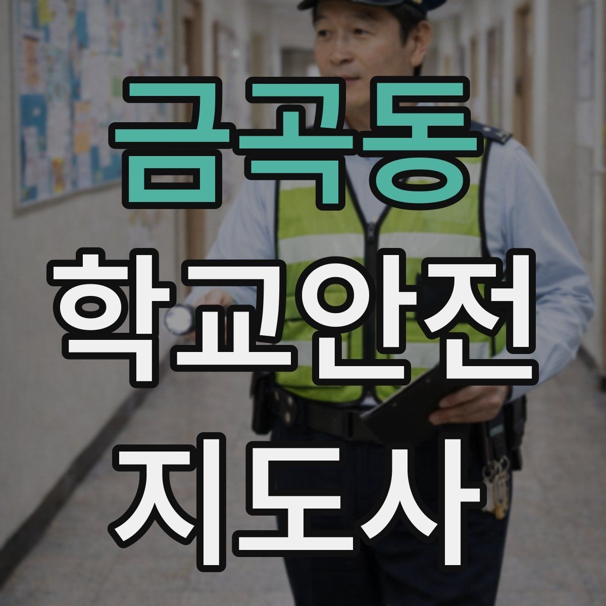 금곡동 학교안전지도사 자격증 신학기 교문 혼잡을 줄이는 현실 팁