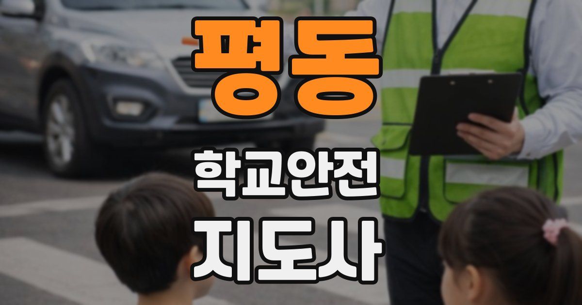 평동 학교안전지도사 자격증