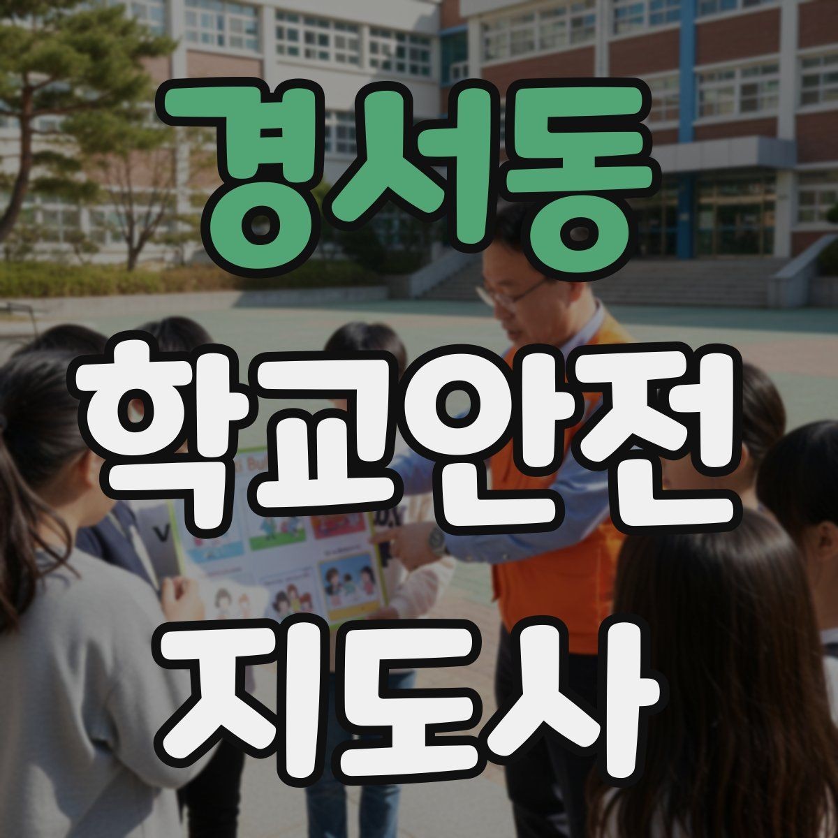 경서동 학교안전지도사 자격증 우천 강설 시 등하교 안전 운영