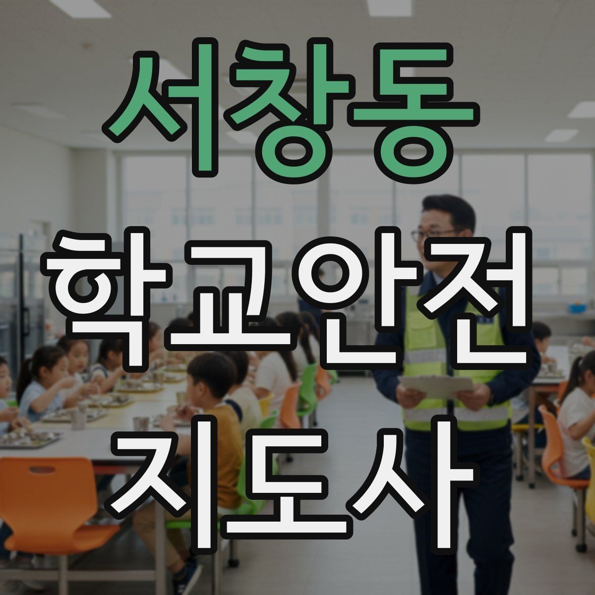 서창동 학교안전지도사 자격증 한파에 등하교 안전을 지키는 준비물