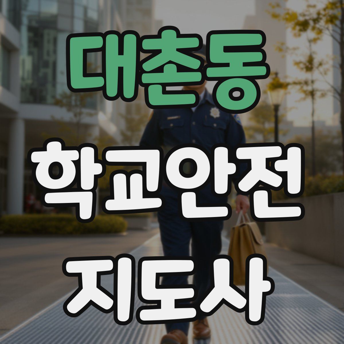 대촌동 학교안전지도사 자격증