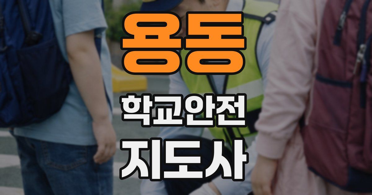용동 학교안전지도사 자격증