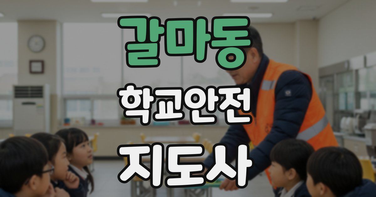 갈마동 학교안전지도사 자격증