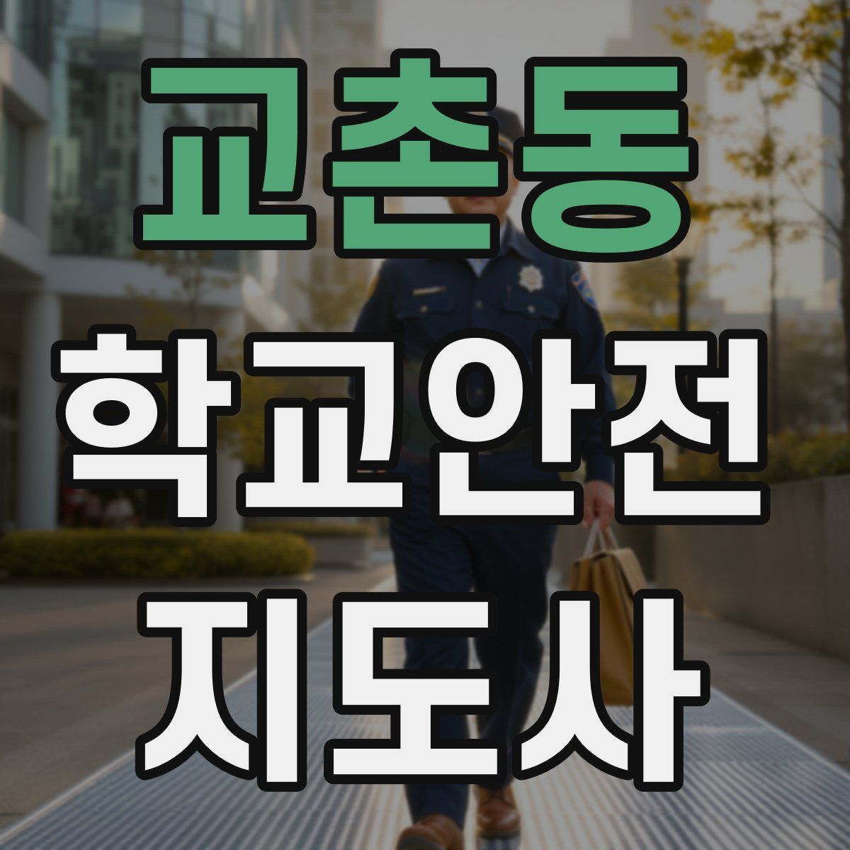 교촌동 학교안전지도사 자격증