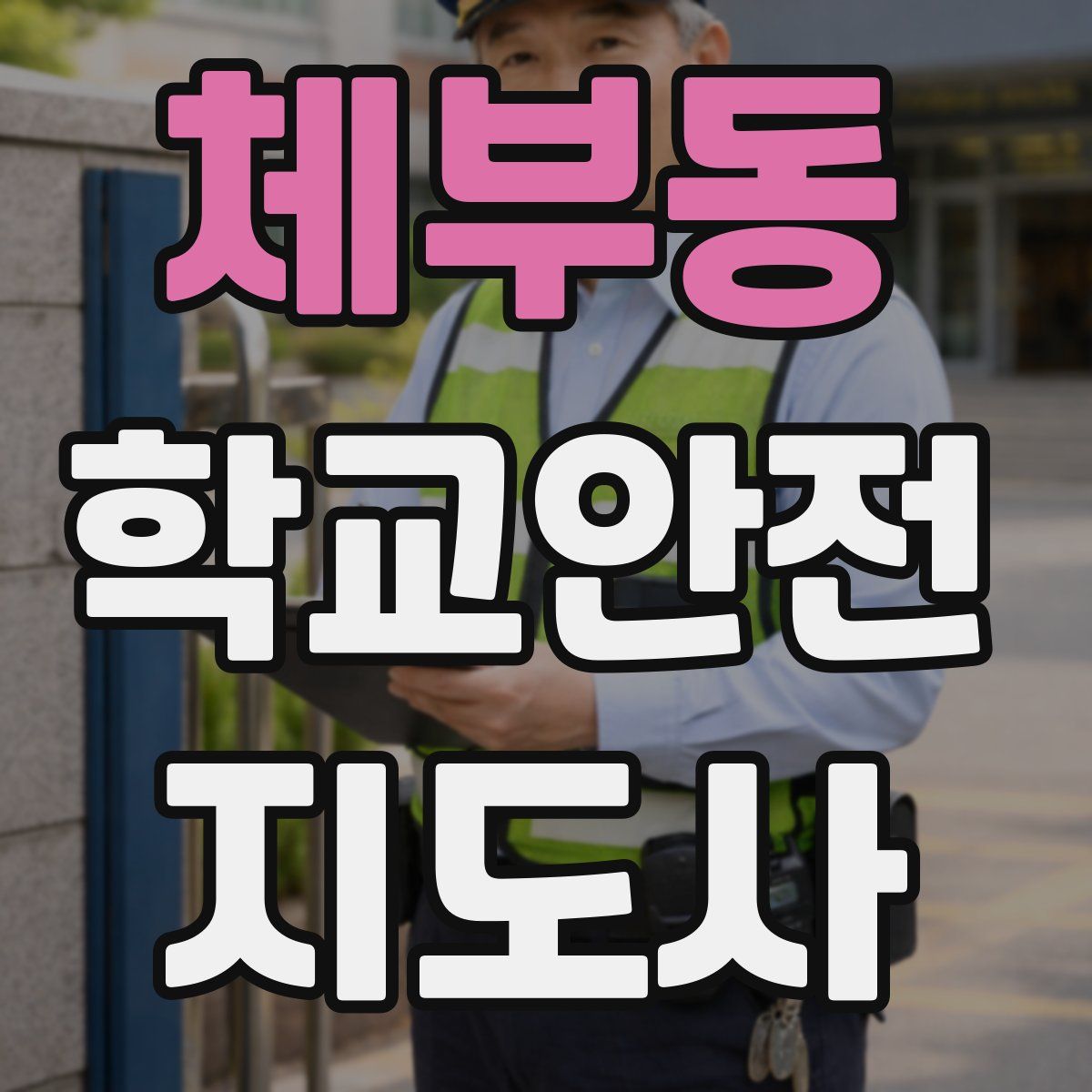 체부동 학교안전지도사 자격증