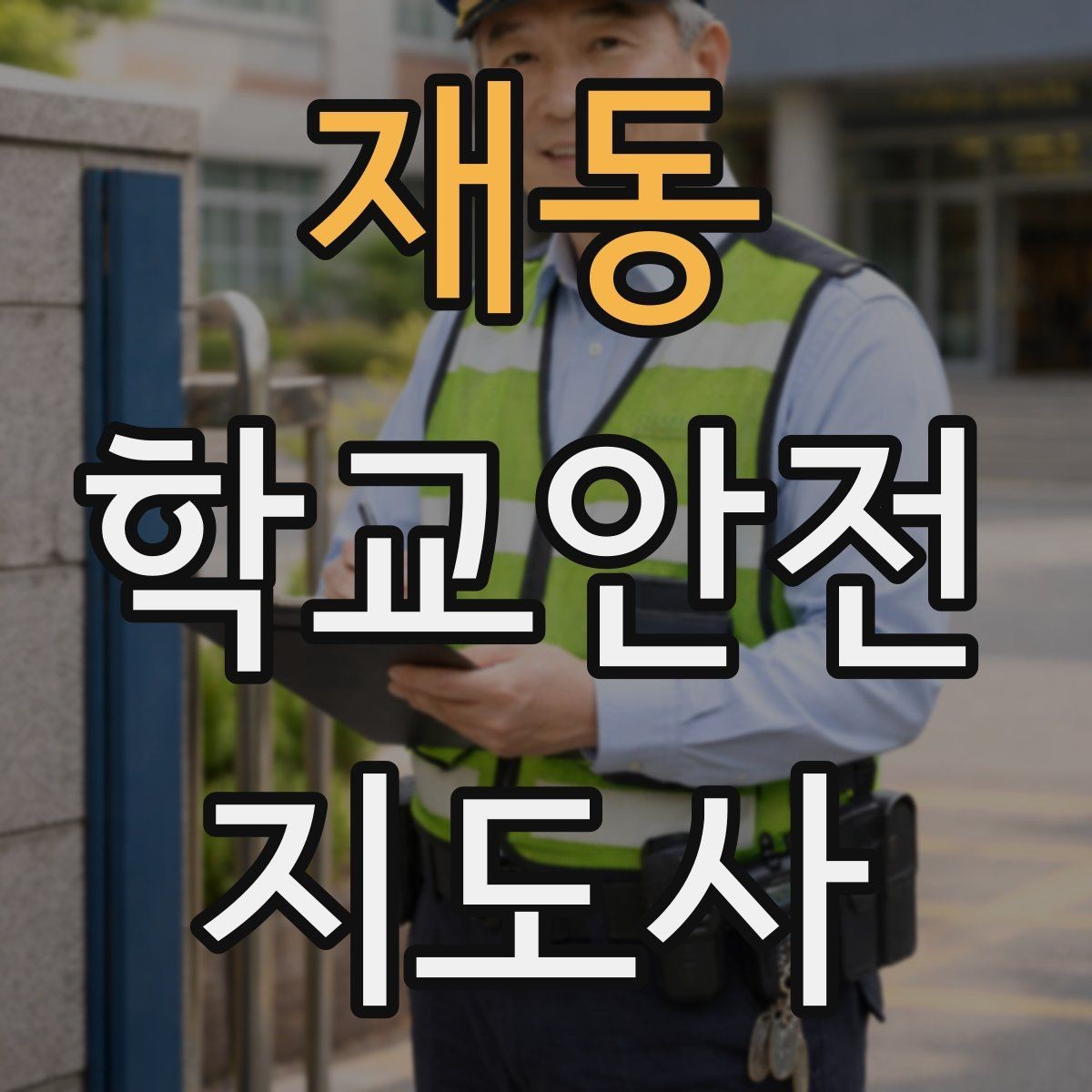 재동 학교안전지도사 자격증 급식실 안전사고 예방 체크 포인트