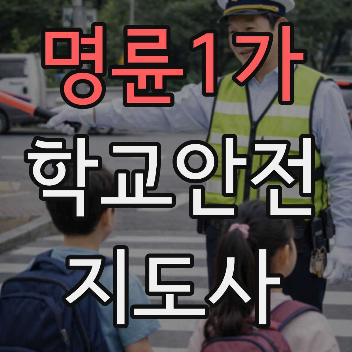명륜1가 학교안전지도사 자격증