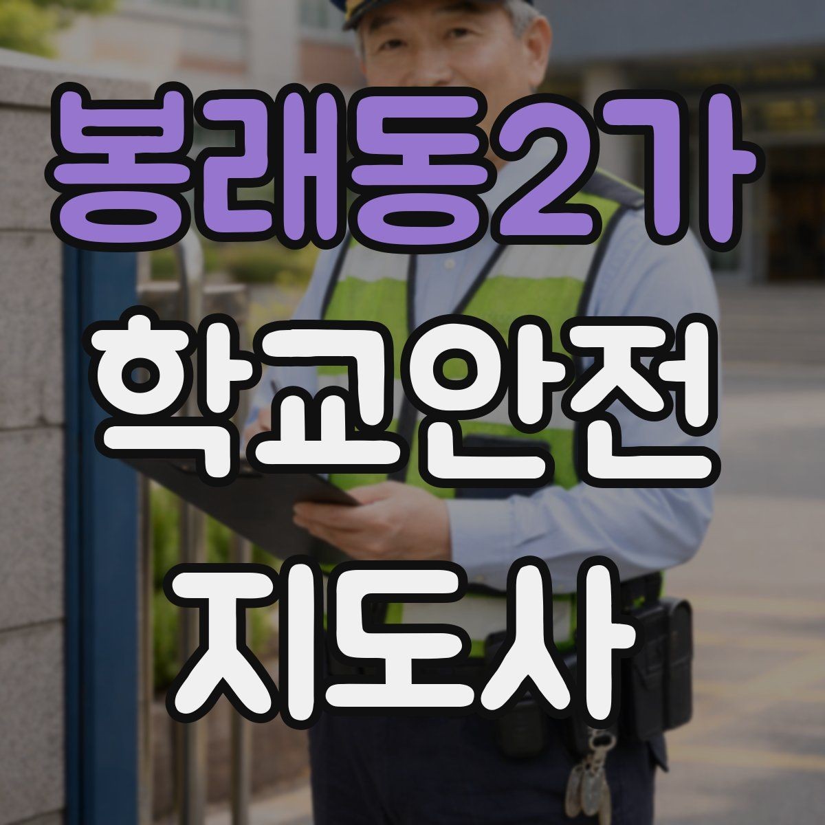 봉래동2가 학교안전지도사 자격증 취득 후 활동을 시작하는 순서