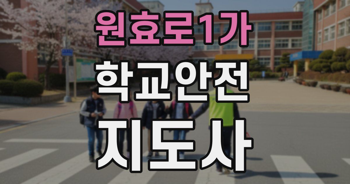 원효로1가 학교안전지도사 자격증