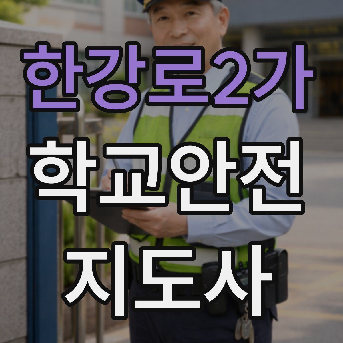 한강로2가 학교안전지도사 자격증 지진 대피 훈련에서 주의할 점