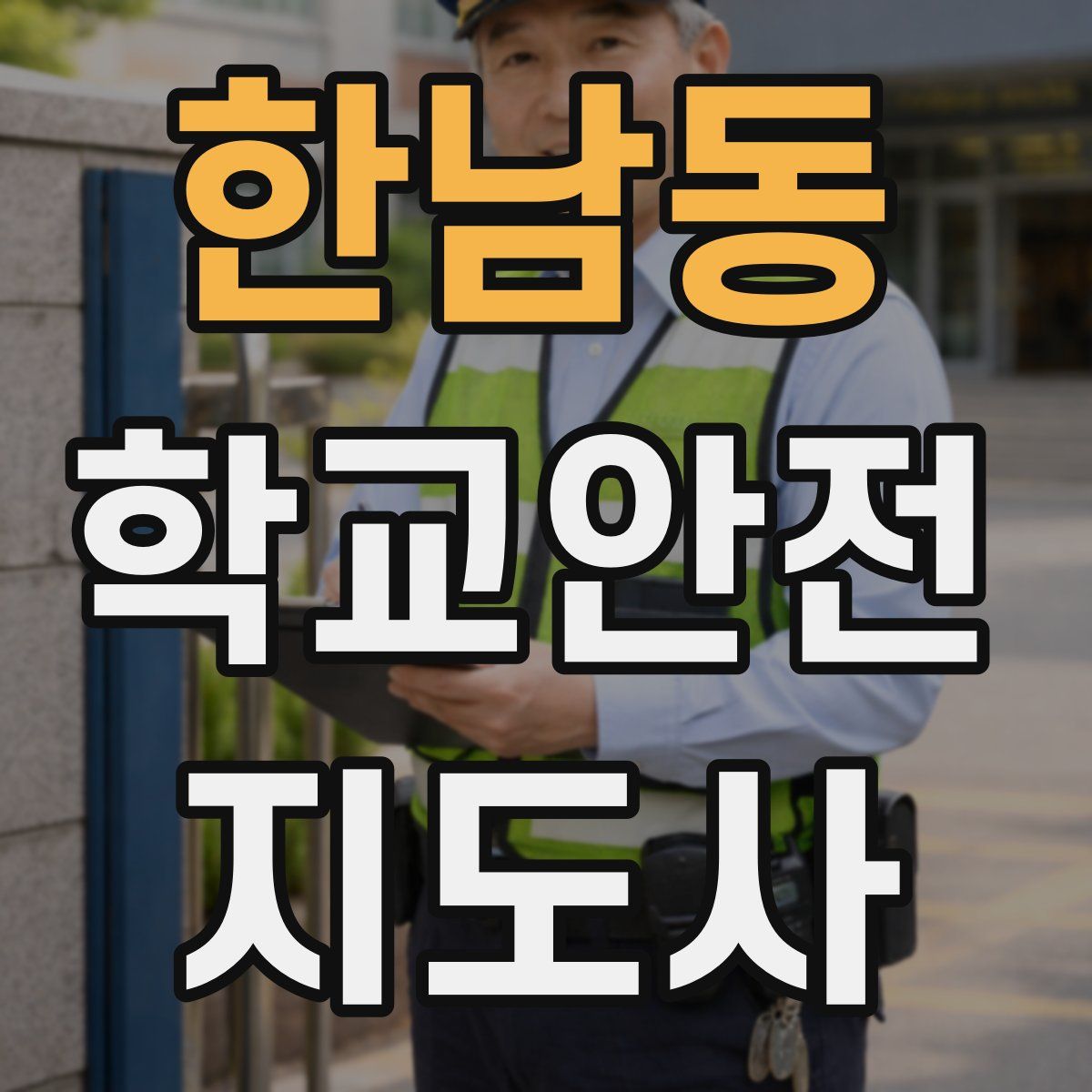 한남동 학교안전지도사 자격증