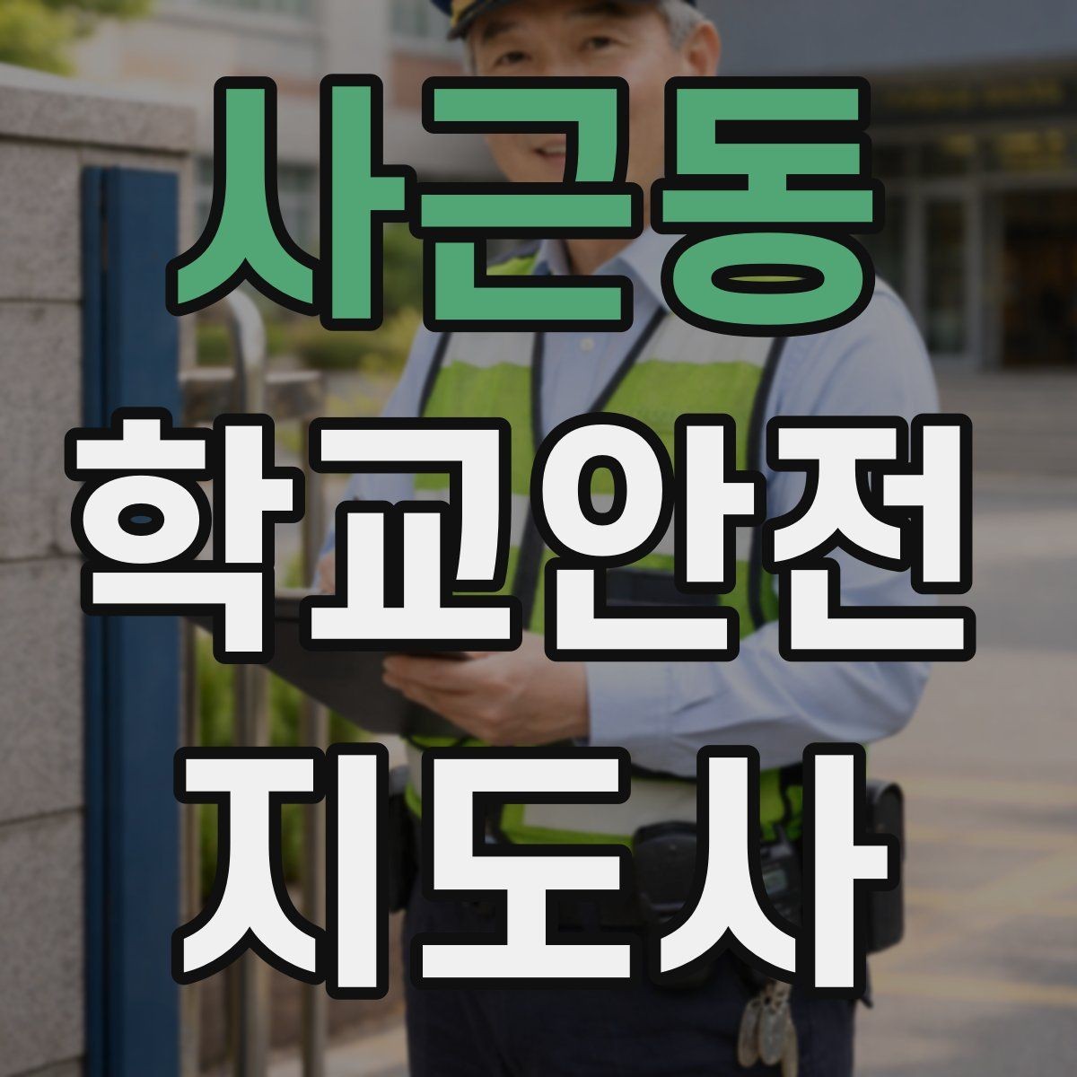 사근동 학교안전지도사 자격증 핵심 용어를 쉽게 정리해보기