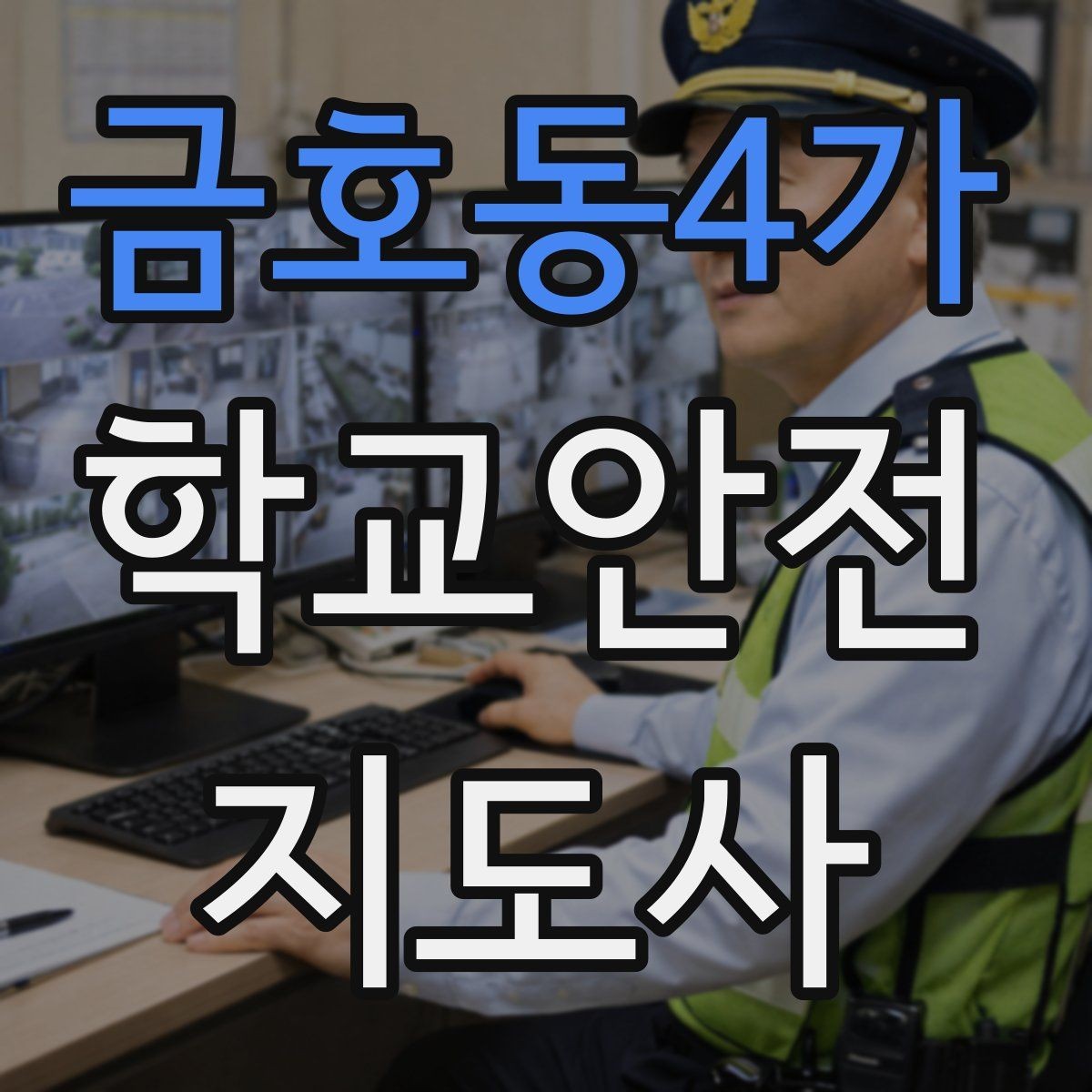 금호동4가 학교안전지도사 자격증 등하교 안전지도에서 중요한 점