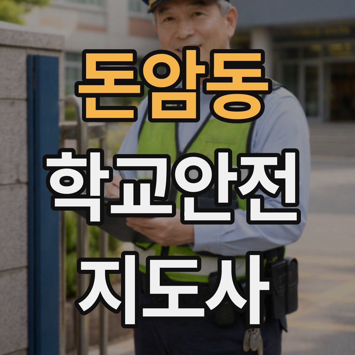 돈암동 학교안전지도사 자격증 시험 전날 정리해야 할 내용만 모아보기