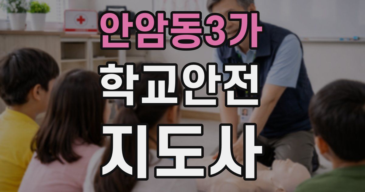 안암동3가 학교안전지도사 자격증