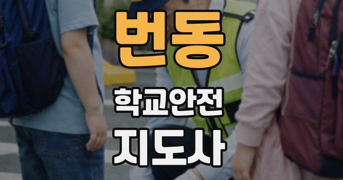 번동 학교안전지도사 자격증
