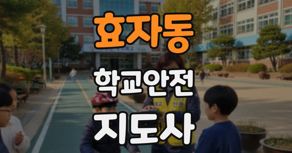 효자동 학교안전지도사 자격증
