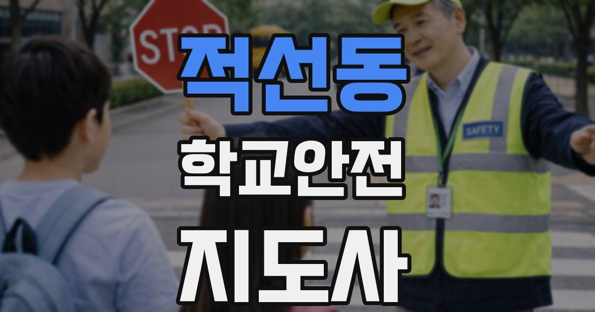 적선동 학교안전지도사 자격증