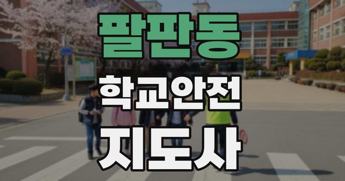 팔판동 학교안전지도사 자격증
