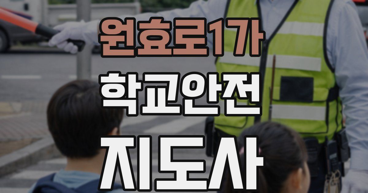 원효로1가 학교안전지도사 자격증