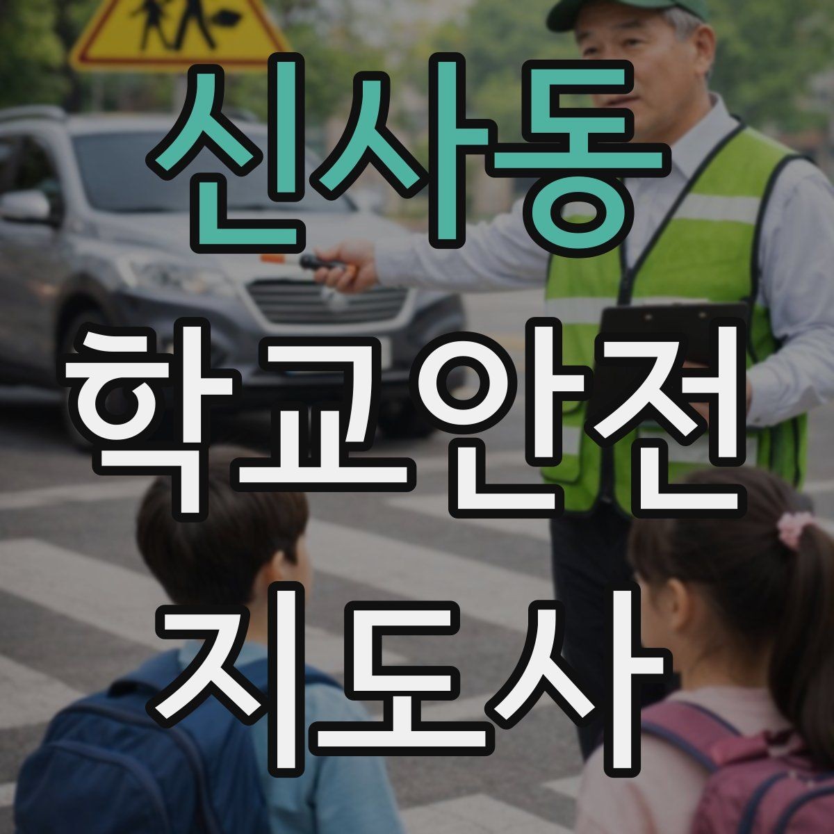 신사동 학교안전지도사 자격증 등굣길 안전지도에서 가장 중요한 한 가지