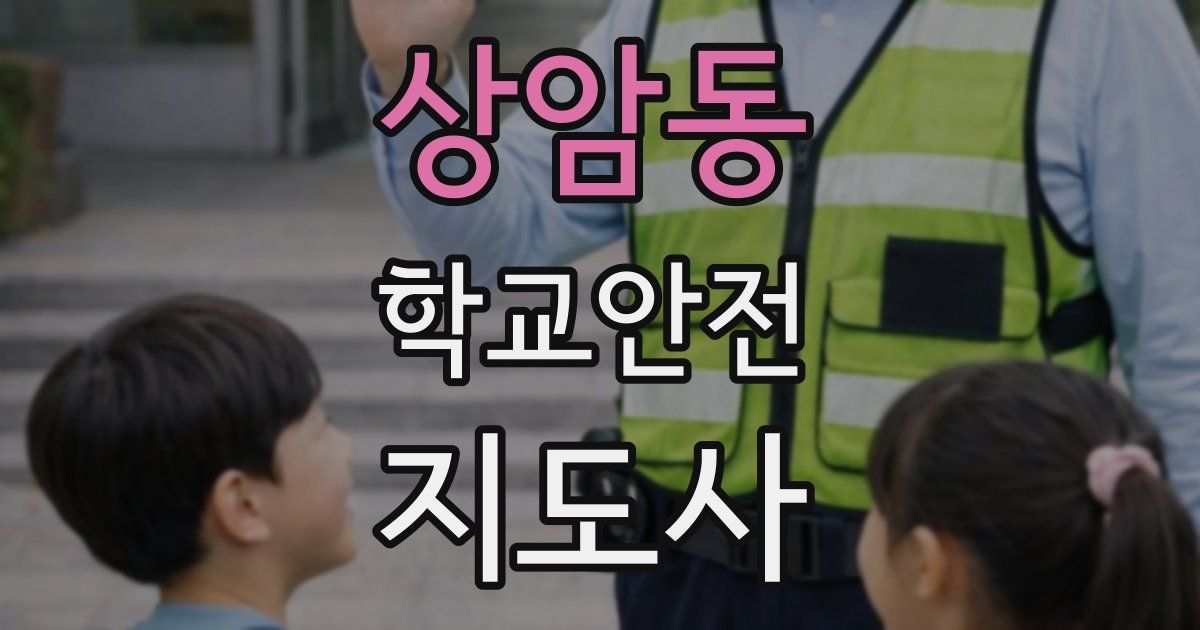 상암동 학교안전지도사 자격증