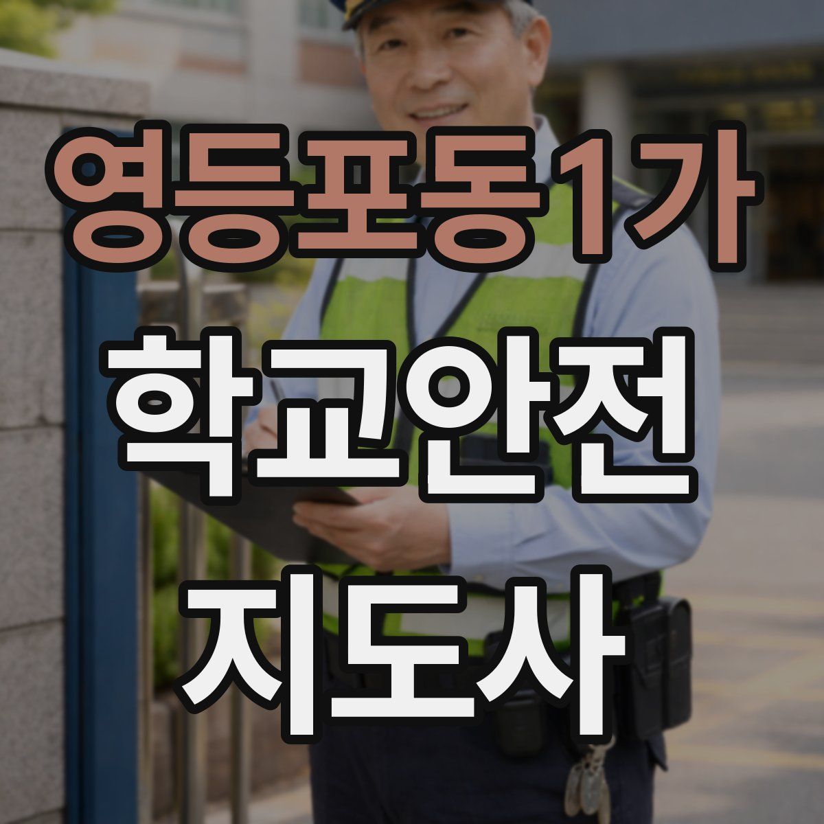 영등포동1가 학교안전지도사 자격증