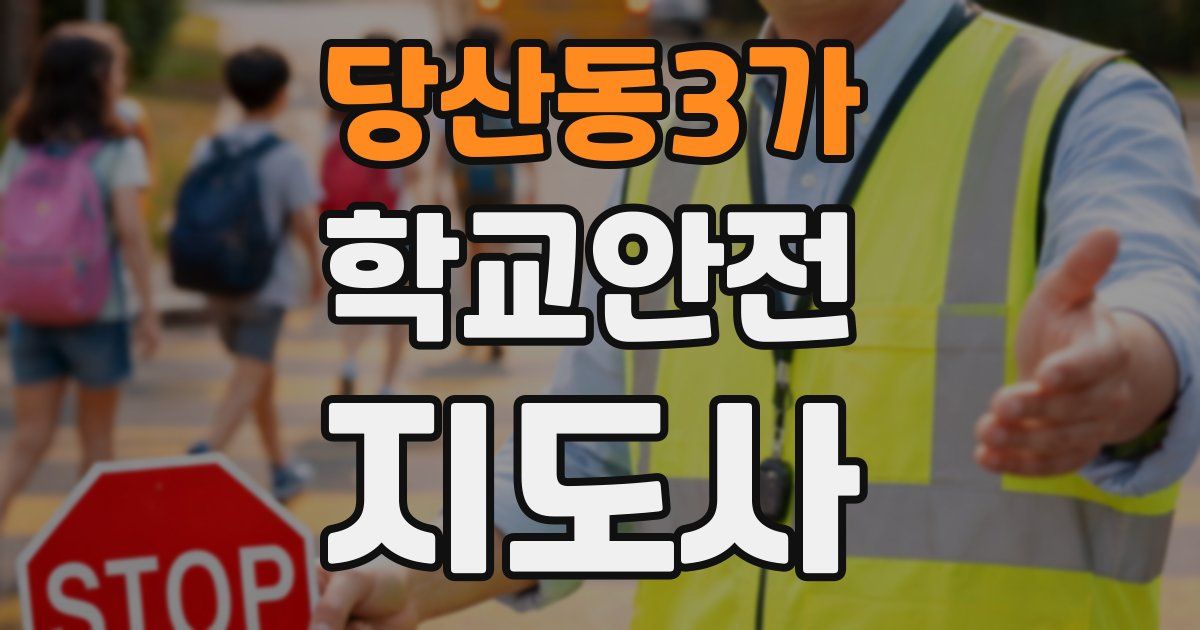 당산동3가 학교안전지도사 자격증